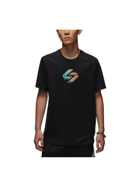 Jordan Air Jordan Luka Graphic T-shirt Asia Sizing 'Black' HF8087-010