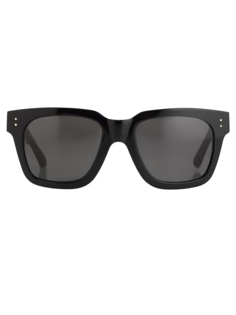 LINDA FARROW THE MAX | D-FRAME SUNGLASSES IN BLACK FRAME (C4)