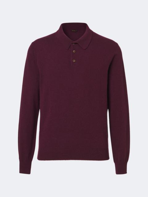 RUBINACCI Cashmere polo sweater