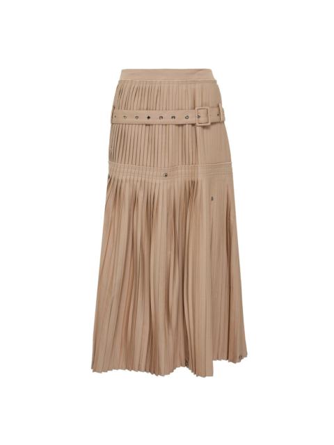 rokh Pleated Overturn Skirt