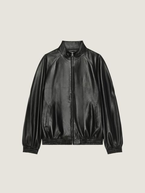 Givenchy COUTURE SEAM TRACK TOP IN NAPPA LEATHER