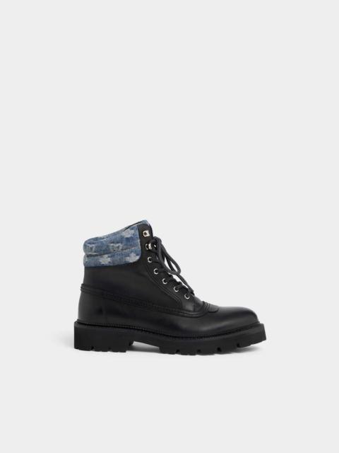 DSQUARED2 D2 MONOGRAM ANKLE BOOTS