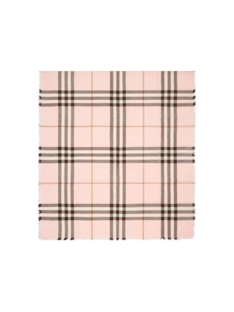 reversible checked scarf