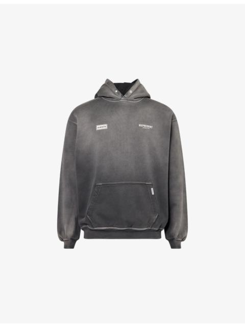REPRESENT Oasis Owner Club Logo-Embossed Cotton Hoody