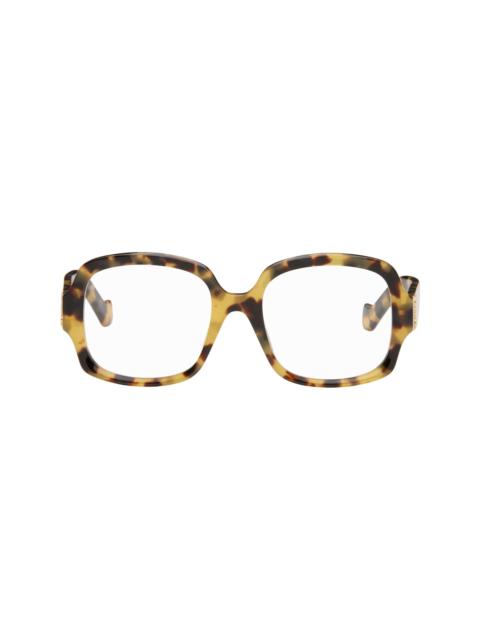 Loewe Yellow & Brown Anagram Glasses