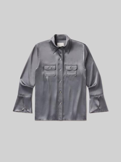 Citizens of Humanity Tulip Sleeve Shirt In Stone