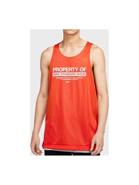 Nike Nike 표준 문제 Dri-FIT 남자 빨강/나비 CQ7990-891를 위한 뒤집을 수 있는 농구 저지