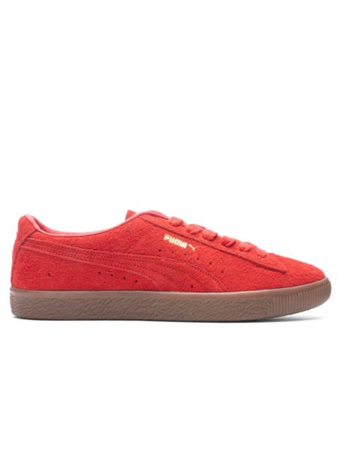 PUMA PUMA SUEDE VTG HAIRY SUEDE - RED