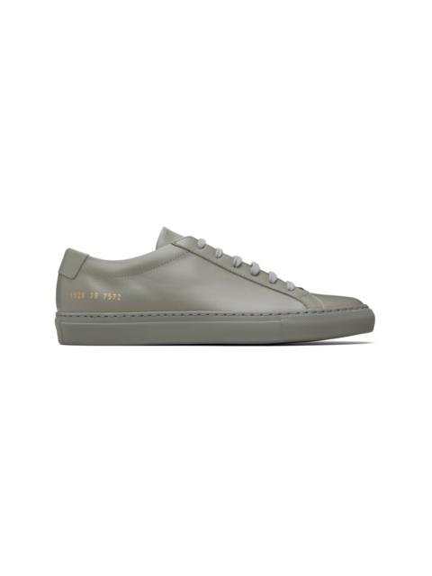 Common Projects Gray Original Achilles Low Snekaers