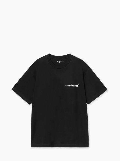CARHARTT WIP S/S CAPS T-SHIRT BLACK