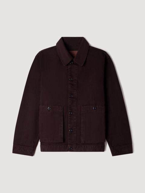 Sandro DENIM WORKER JACKET