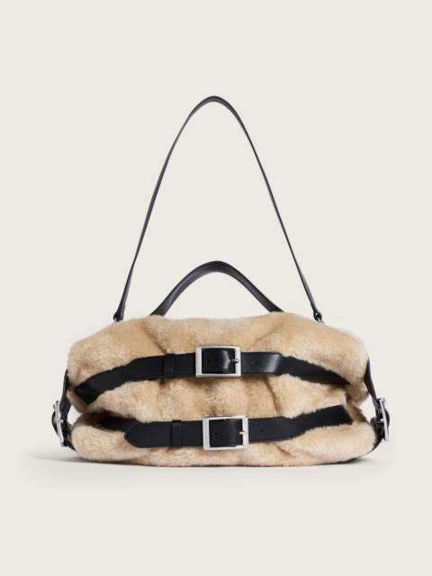 Simone Rocha Faux Fur Biker Belt Bag