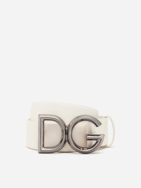 Dolce & Gabbana Cowhide belt with DG logo
