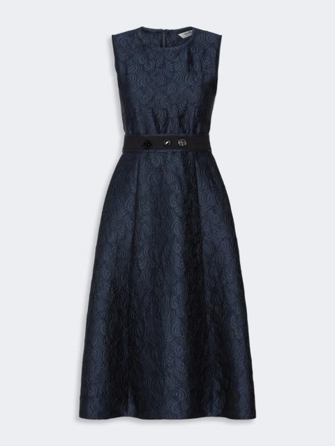'S Max Mara SAX Sleeveless jacquard dress - MIDNIGHTBLUE