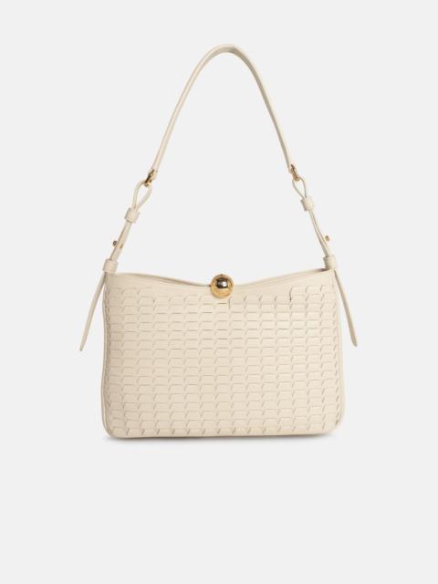 'SFERA SOFT' MEDIUM CROSSBODY BAG IN CREAM LEATHER