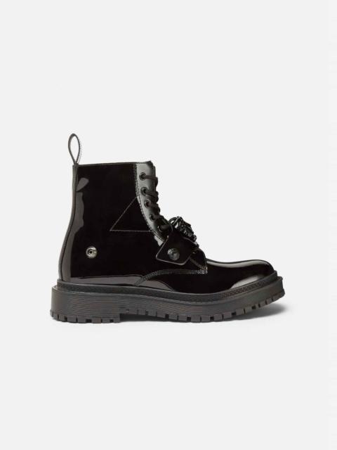 VERSACE La Medusa Combat Boots