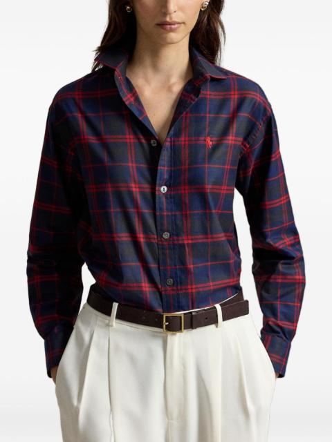 Polo Ralph Lauren tartan-print button-down shirt