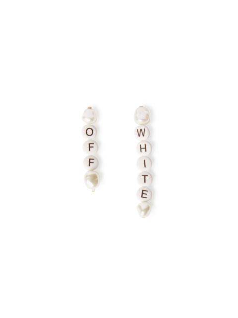 Off-White Beads Earrings
