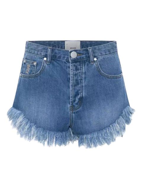 ONE TEASPOON frayed-hem denim shorts