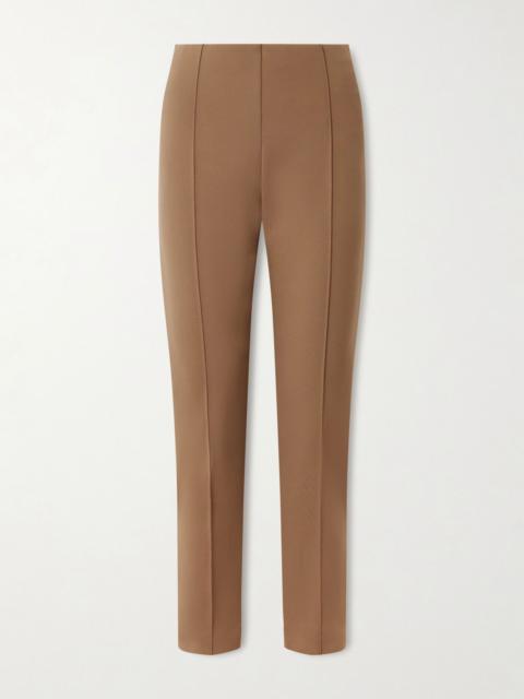 Max Mara Pergola jersey tapered pants Brown