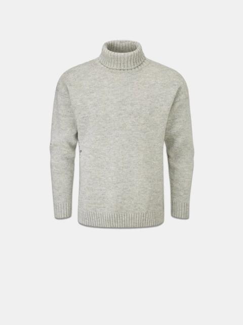 GLOVERALL Men's Submariner Jumper Light Grey