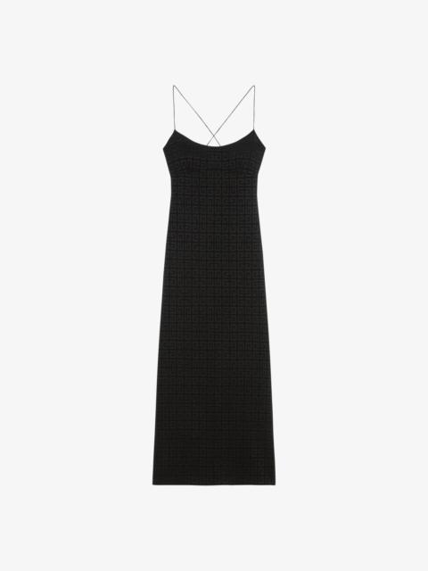 Givenchy STRAPS DRESS IN 4G JACQUARD