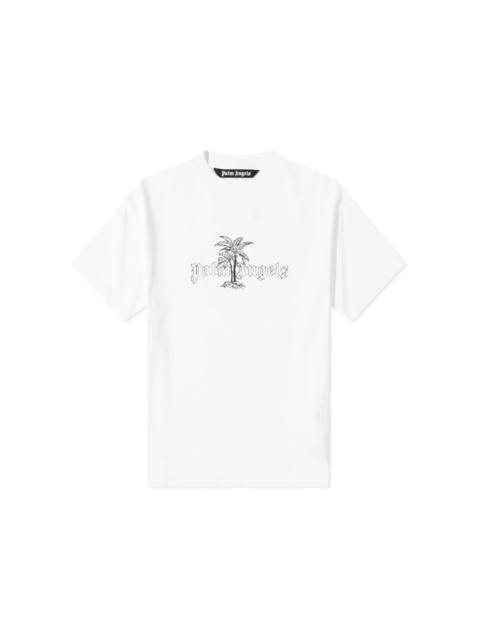 Palm Angels Palm Angels Sunset Palm Logo T-shirt White/Black