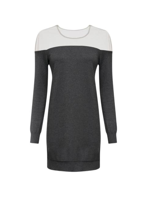 MM6 Maison Margiela long-sleeve mini cotton dress