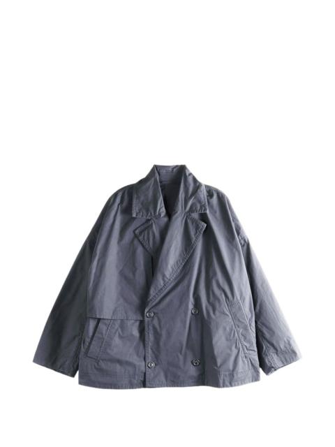 CASEY/CASEY cotton double-breasted coat