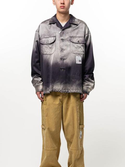 Maison MIHARAYASUHIRO Bleached Satin Shirt
