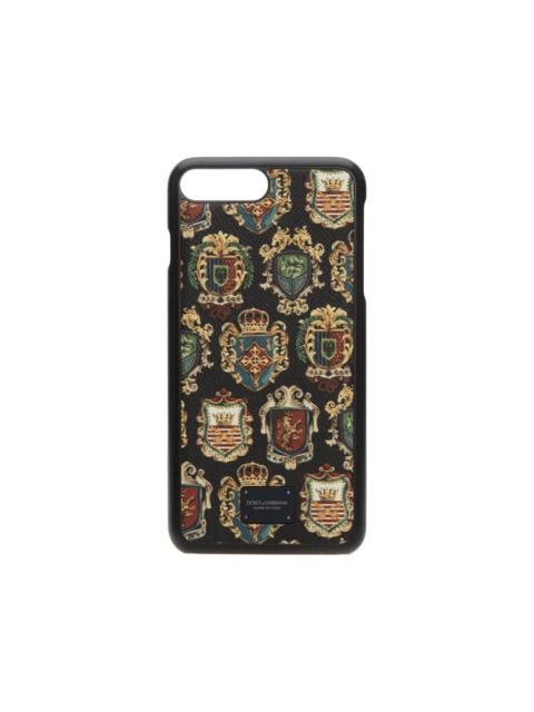 Dolce & Gabbana crest print phone case