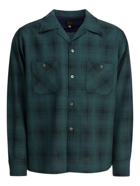 NEEDLES One-Up checked chest-pocket shirt