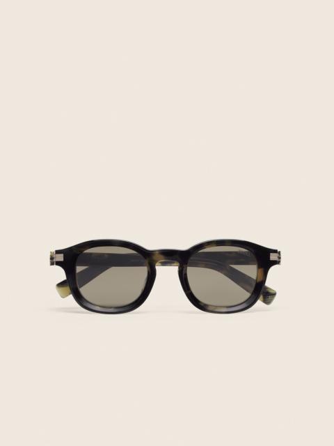 ZEGNA ANTIQUE COPPER ORIZZONTE I TITANIUM SUNGLASSES
