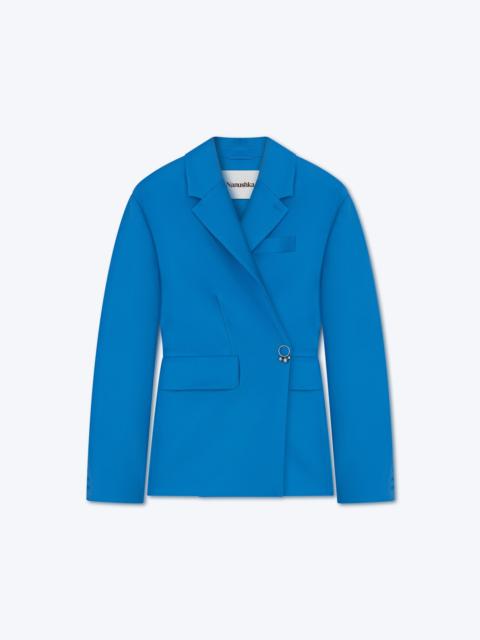 Nanushka DANNI - Asymmetric blazer - Electric blue