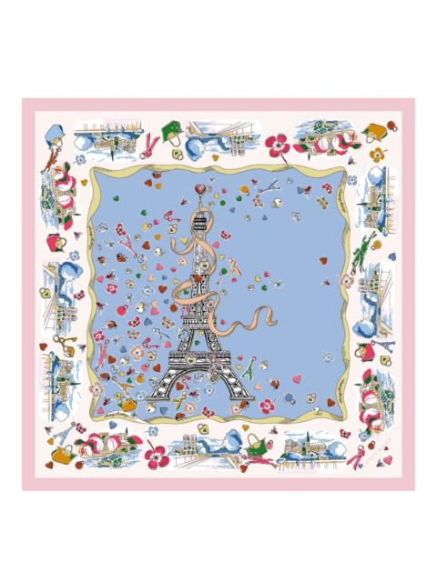 Longchamp Tour Enchantée Silk scarf 50