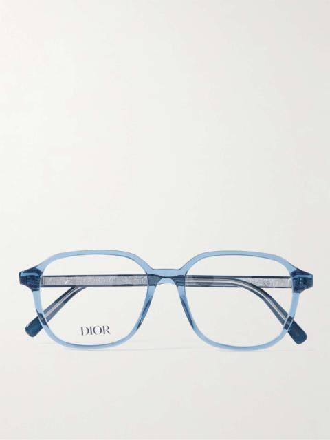 Dior InDiorO S3I Square-Frame Tortoiseshell Acetate Optical Glasses