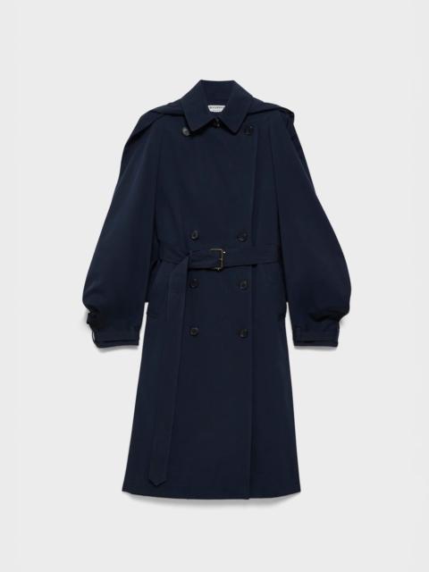 JW Anderson WOMENS CAPE TRENCH COAT IN DARK NAVY