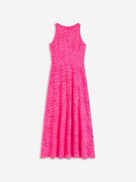 BODEN Silvia Boned Bodice Maxi Dress-Pink Punch Lace