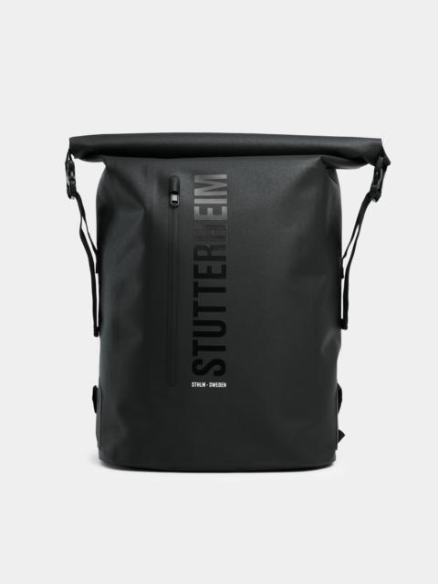 Stutterheim Rain Rolltop 25L Backpack Black