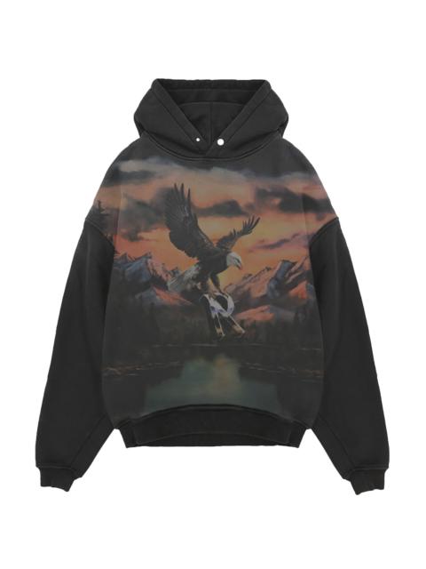 REPRESENT Chrome Flight Pullover Hoodie "Black" MLM100762