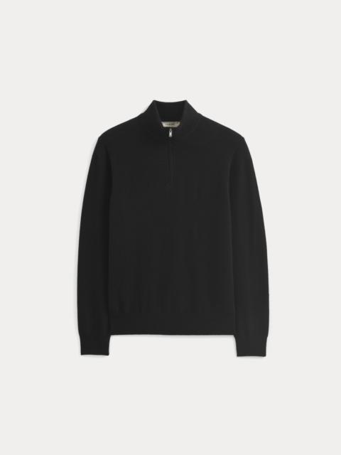 EVERLANE CASHMERE QUARTER ZIP SWEATER