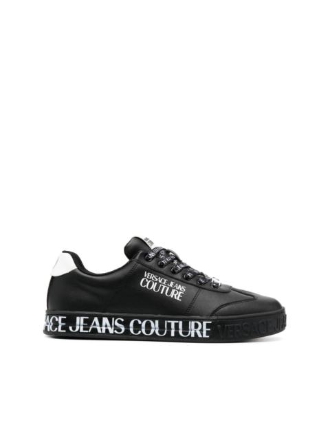 VERSACE JEANS COUTURE logo-print low-top sneakers