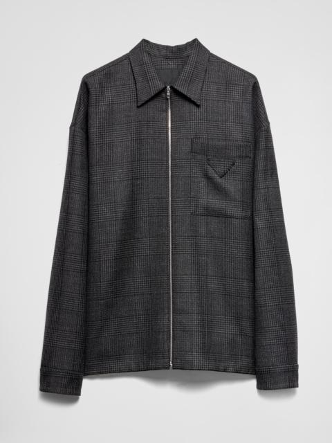 Prada Wool zipper shirt