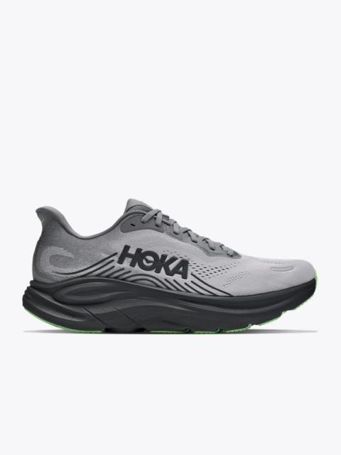 HOKA Men's Clifton 11 Shoes in Galactic Grey/Stardust