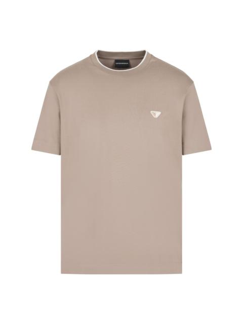 EMPORIO ARMANI logo-appliqué T-shirt