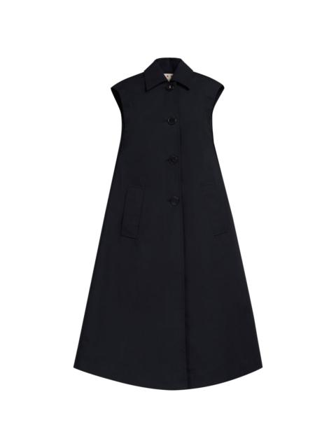 double-breasted cotton waistcoat