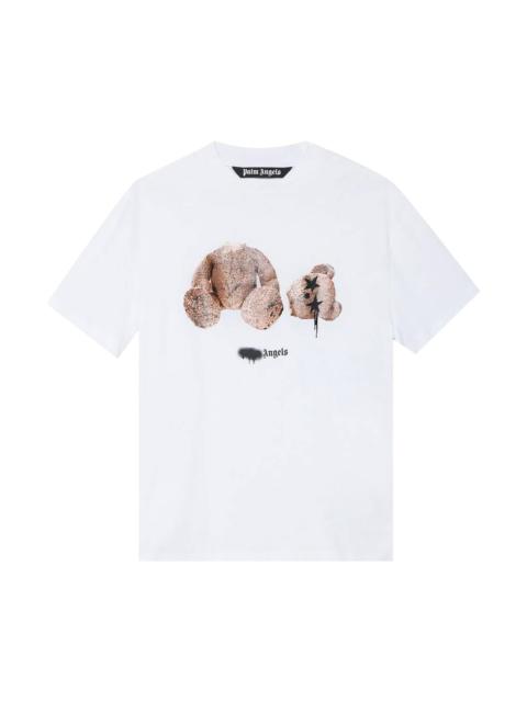 Palm Angels Spray Bear Classic Tee 'White'