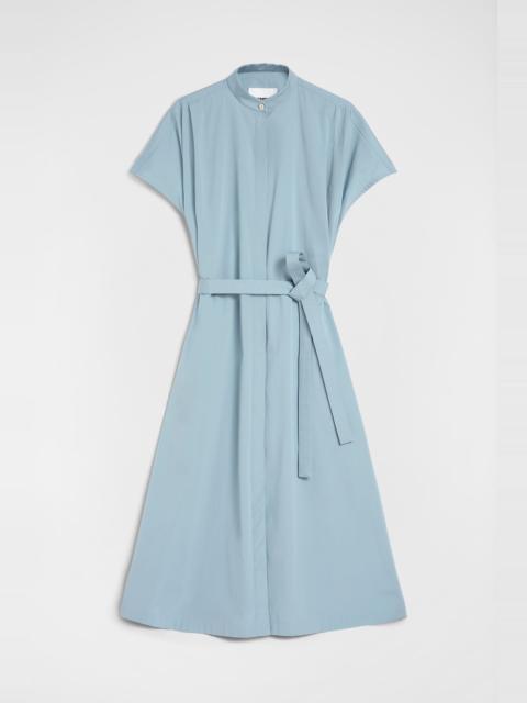 Jil Sander Cotton Poplin Belted Dress