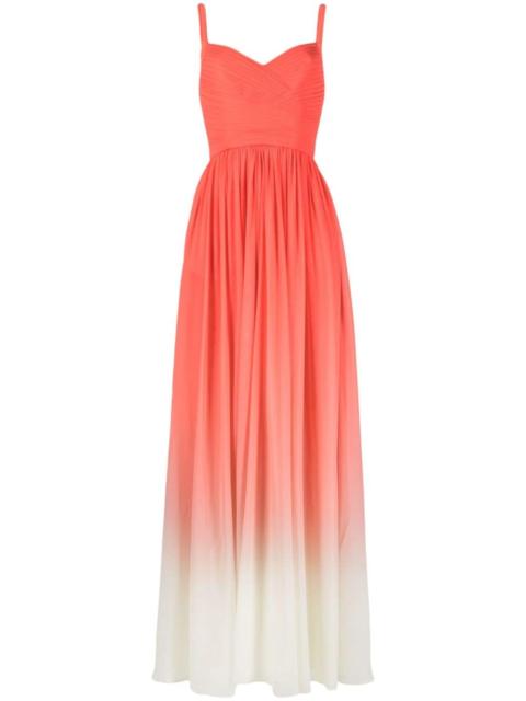 ELIE SAAB gradient silk gown