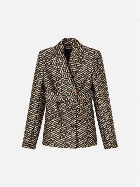 VERSACE La Greca Jacquard Jacket